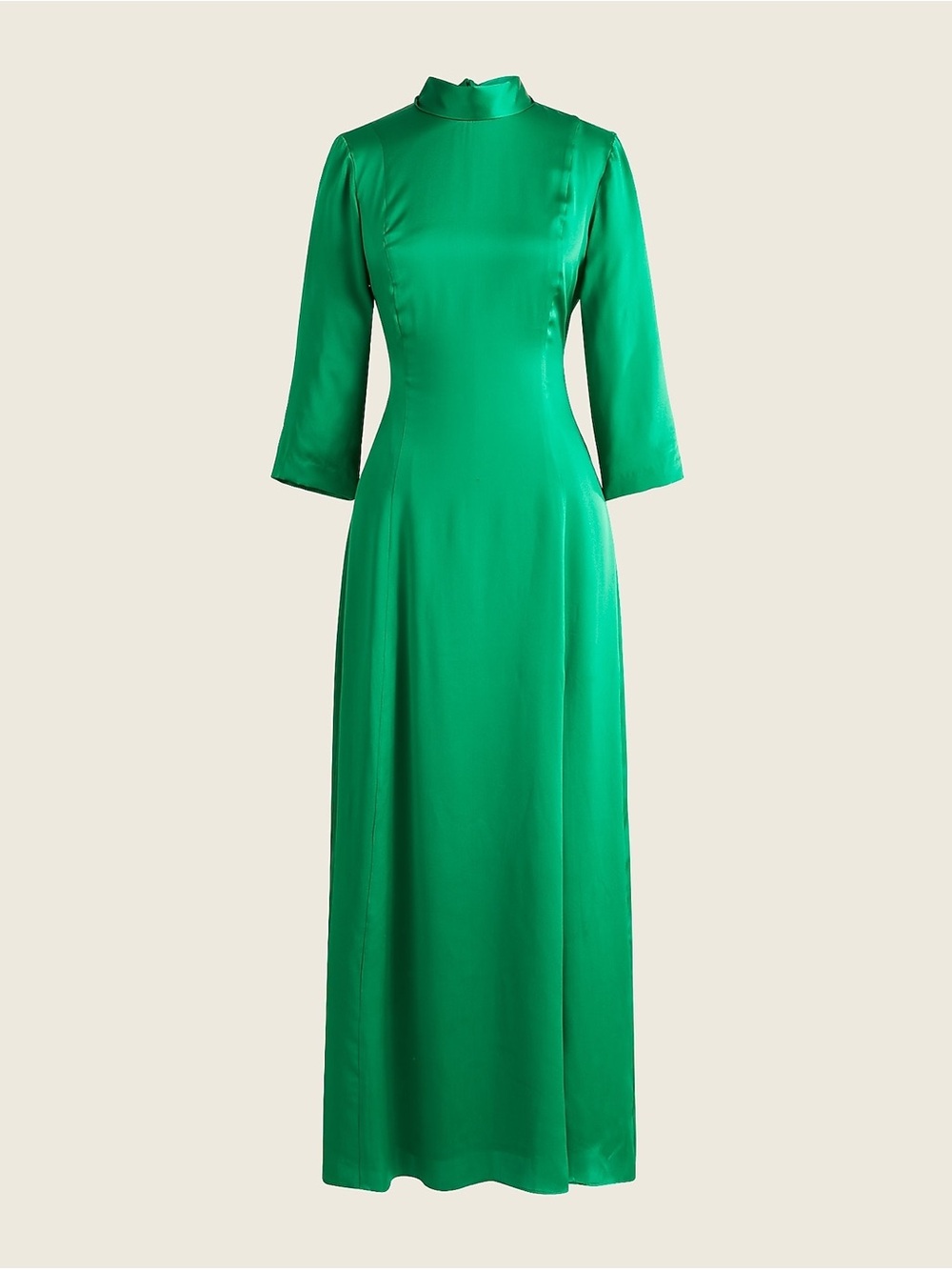 J. Crew Collection 100% silk open-back charmeuse dress - Picture 4 of 9